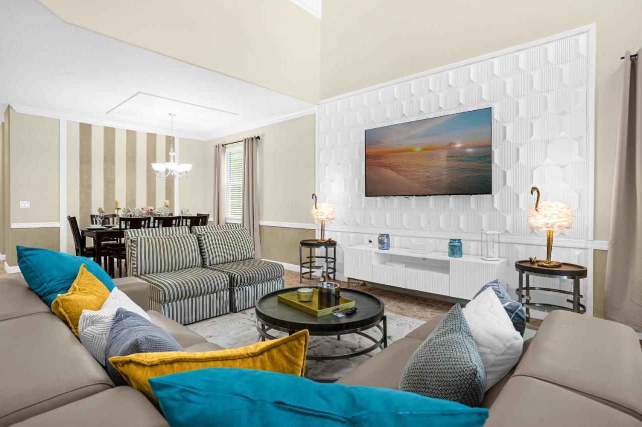 Light Yellow Home Lift Your Mood Near Disney 5Beds Kissimmee Ngoại thất bức ảnh